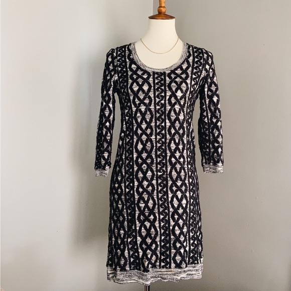 Moth Dresses & Skirts - Anthropologie MOTH grey knit pullover sweater mini dress, sm/xs